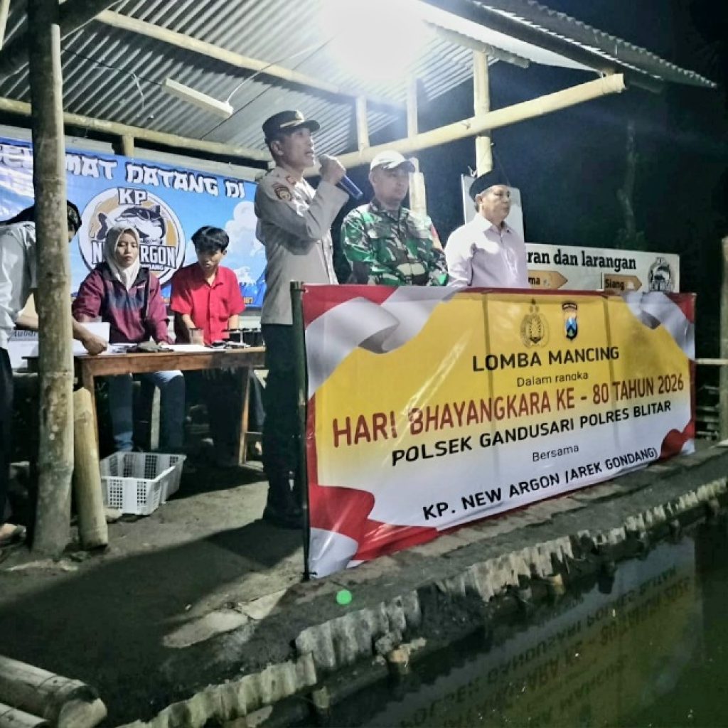 Lewat Lomba Mancing, Polres Blitar Pererat Kedekatan dengan Masyarakat