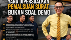 Tim Hukum Samanhudi: Yang Dipersoalkan Pemalsuan Surat, Bukan Soal Demo
