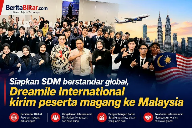 Siapkan SDM berstandar global, Dreamile International kirim peserta magang ke...