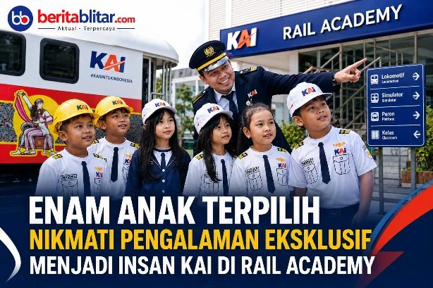 Enam Anak Terpilih Nikmati Pengalaman Eksklusif Menjadi Insan KAI di Rail Academy
