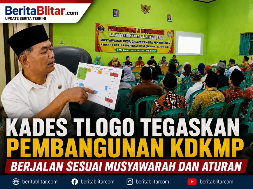 Kades Tlogo Tegaskan Pembangunan KDKMP Berjalan Sesuai Musyawarah dan Aturan