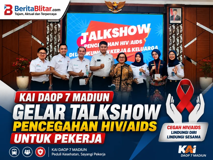 KAI Daop 7 Madiun Gelar Talkshow Pencegahan HIV/AIDS Untuk Pekerja