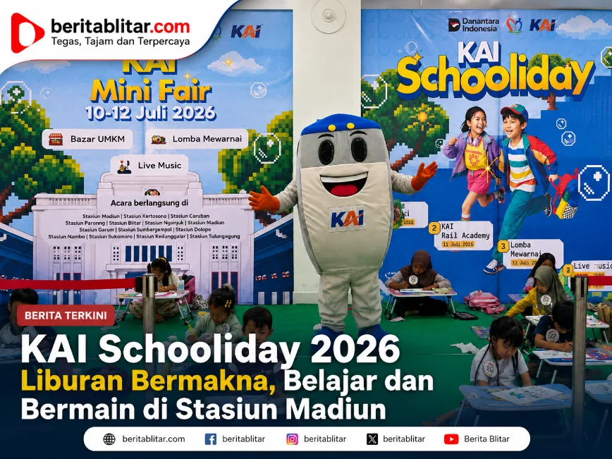 KAI Schooliday 2026 : Liburan Bermakna, Belajar dan Bermain di Stasiun Madiun