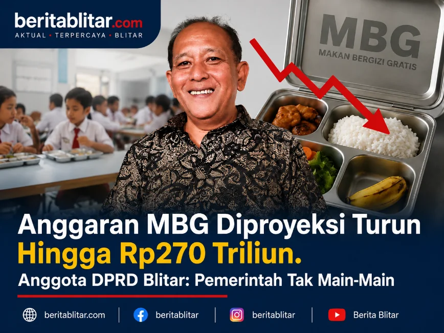 Anggaran MBG Diproyeksi Turun Hingga Rp270 Triliun, Anggota DPRD Blitar: Pemerintah...