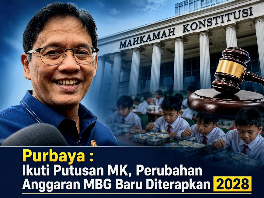 Purbaya : Ikuti Putusan MK, Perubahan Anggaran MBG Baru Diterapkan 2028