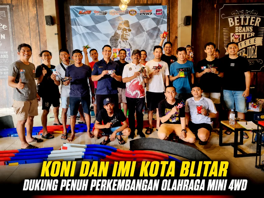 KONI dan IMI Kota Blitar Dukung Penuh Perkembangan Olahraga Mini 4WD