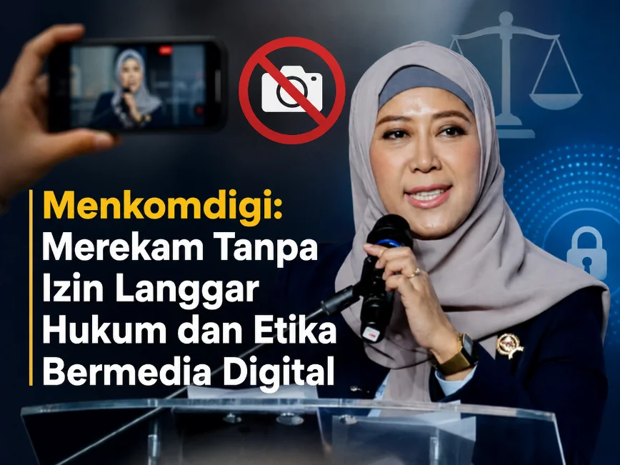 Menkomdigi: Merekam Tanpa Izin Langgar Hukum dan Etika Bermedia Digital