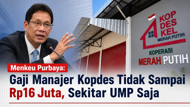 Menkeu Purbaya: Gaji Manajer Kopdes Tidak Sampai Rp16 Juta, Sekitar UMP Saja