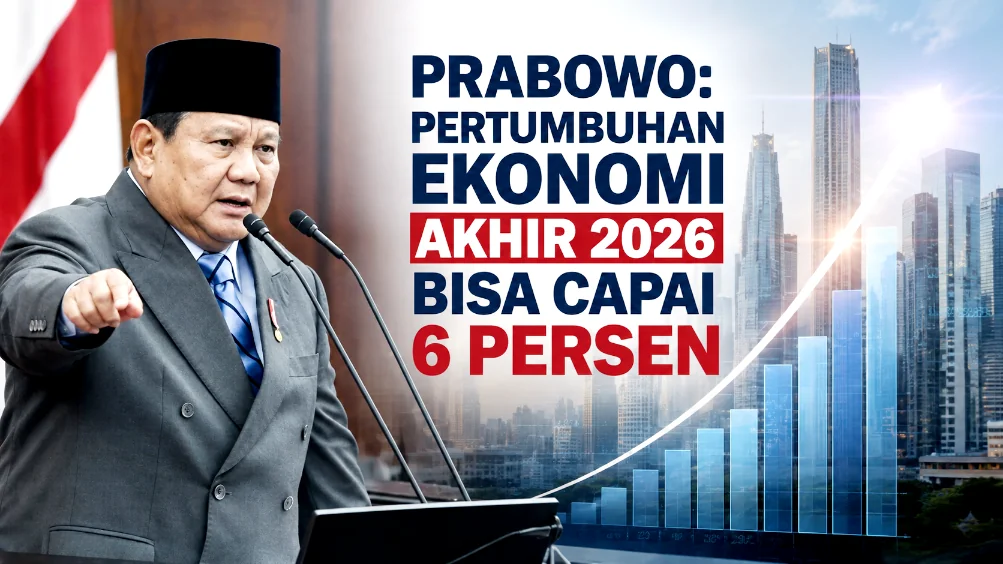 Prabowo: Pertumbuhan Ekonomi Akhir 2026 Bisa Capai 6 Persen