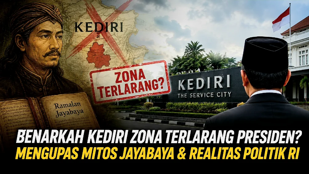 Benarkah Kediri Zona Terlarang Presiden? Mengupas Mitos Jayabaya & Realitas Politik RI