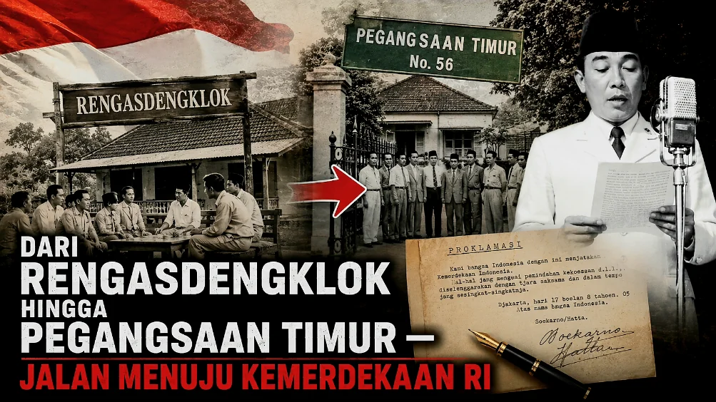 Dari Rengasdengklok hingga Pegangsaan Timur — Jalan Menuju Kemerdekaan RI