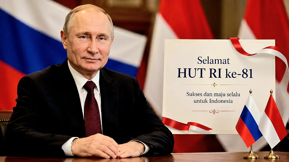 Pesan Persahabatan: Presiden Putin Ucapkan Selamat HUT RI ke-81