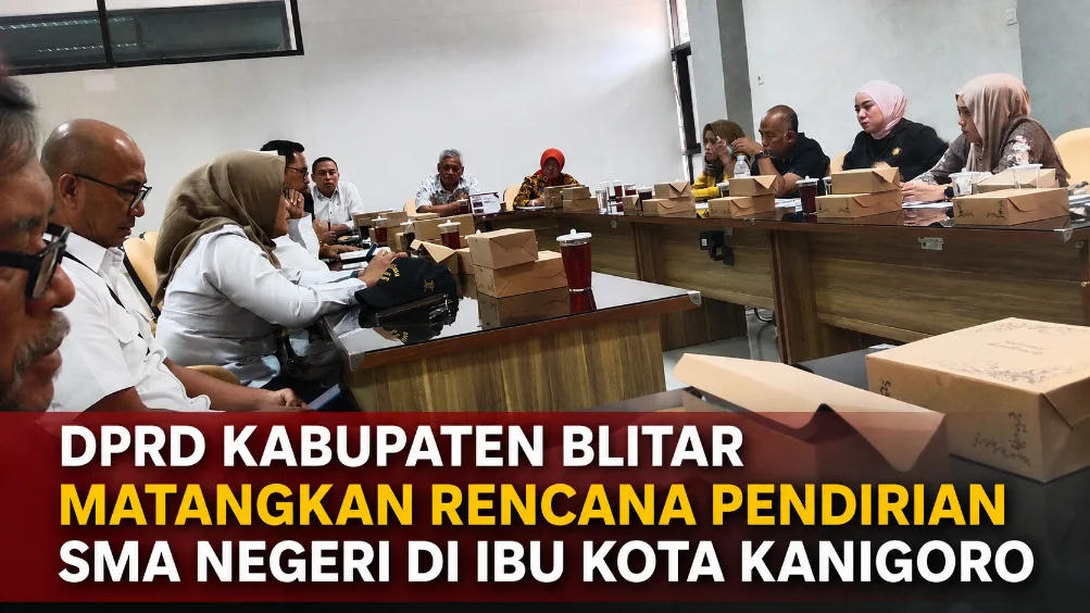 DPRD Kabupaten Blitar Matangkan Rencana Pendirian SMA Negeri di Ibu Kota Kanigoro