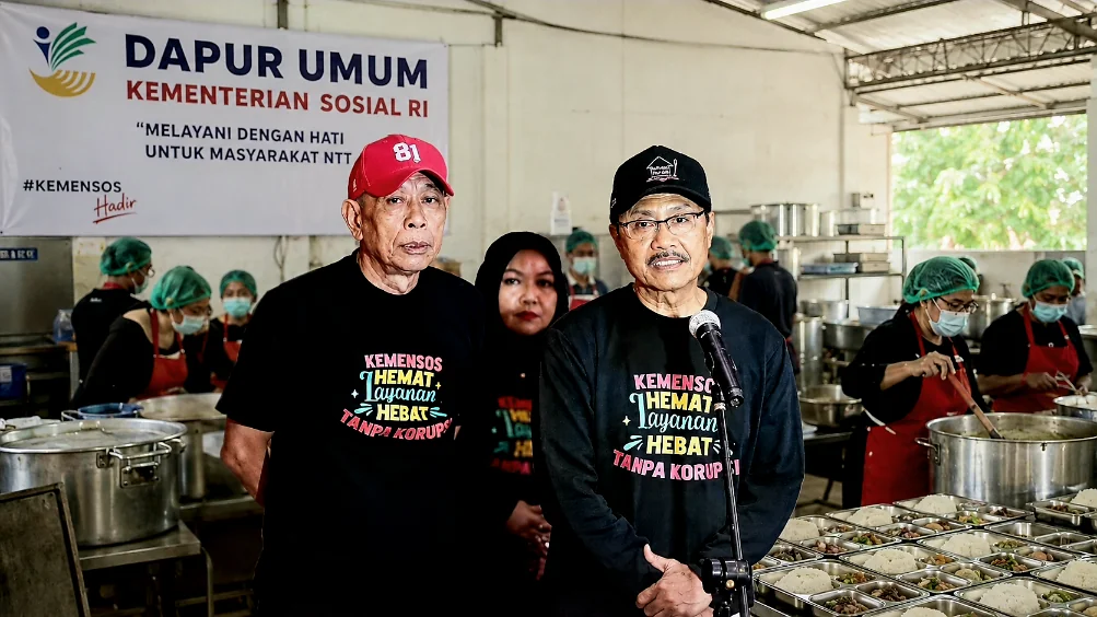 Salurkan Bantuan Rp14 Miliar, Kemensos Aktifkan Dapur Umum di NTT