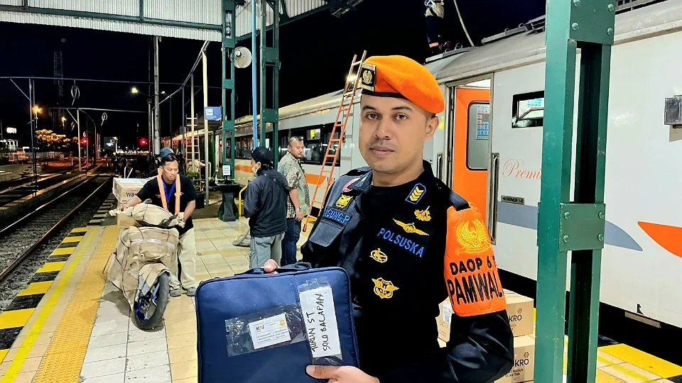 KAI Daop 7 Madiun Amankan 657 Barang Penumpang Selama Januari–Juli 2026