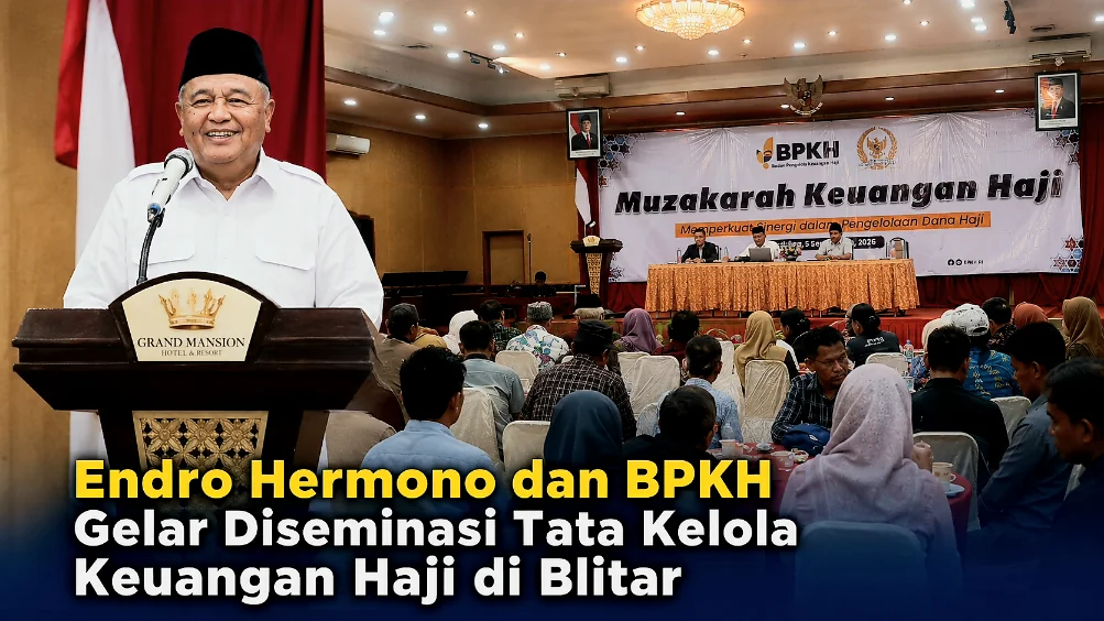 Endro Hermono dan BPKH Gelar Diseminasi Tata Kelola Keuangan Haji di Blitar