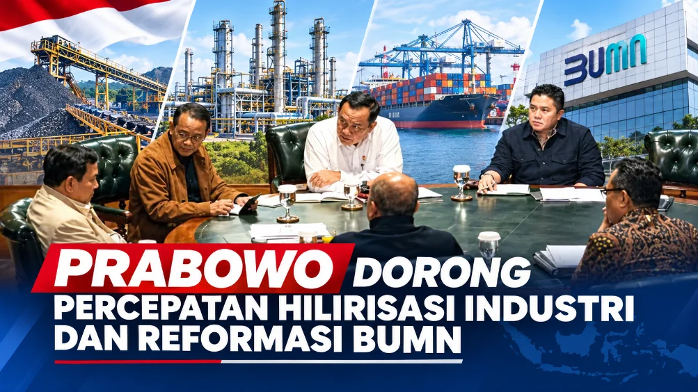 Prabowo Dorong Percepatan Hilirisasi Industri dan Reformasi BUMN