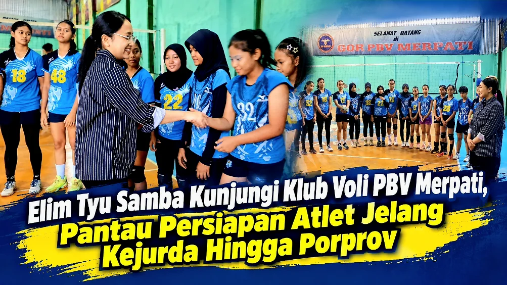 Elim Tyu Samba Kunjungi Klub Voli PBV Merpati, Pantau Persiapan Atlet Jelang Kejurda Hingga Porprov