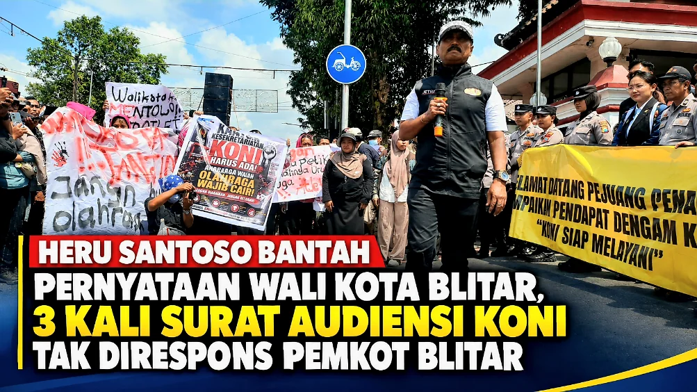 Heru Santoso Bantah Pernyataan Wali Kota Blitar, 3 Kali Surat Audiensi KONI Tak Direspons Pemkot Blitar