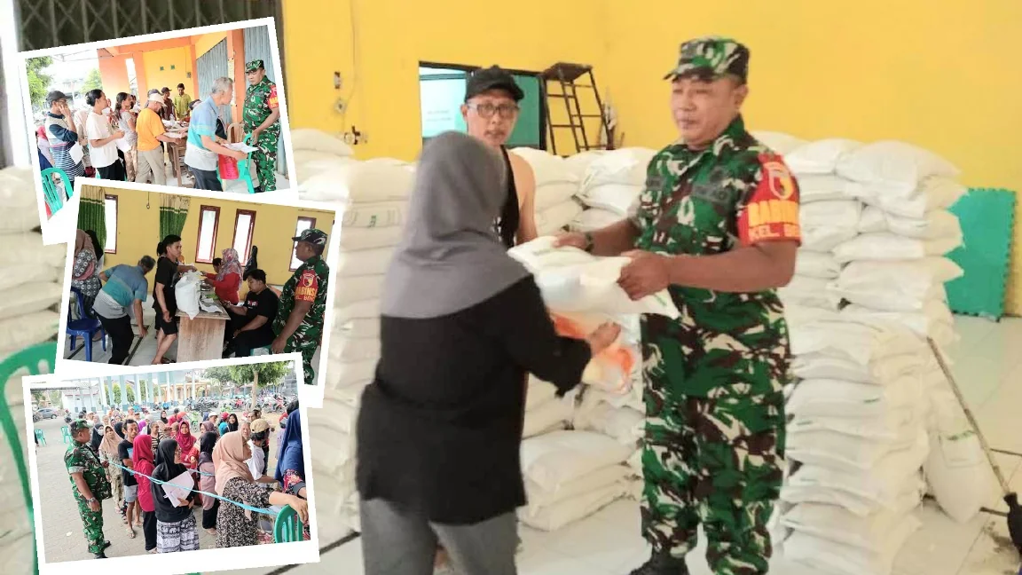 873 Warga Kelurahan Bence Terima Bantuan Beras Alokasi Tiga Bulan