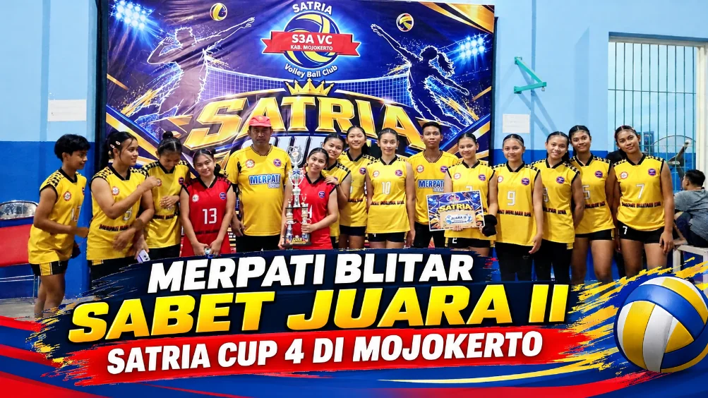 Merpati Blitar Sabet Juara II Satria Cup 4 di Mojokerto