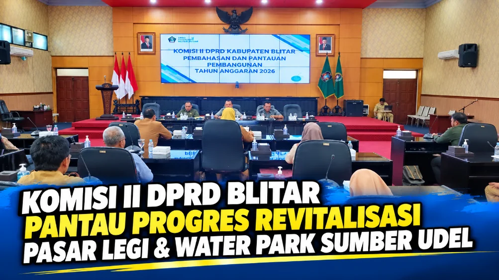 Komisi II DPRD Kota Blitar Pantau Progres Revitalisasi Pasar Legi & Water Park Sumber Udel