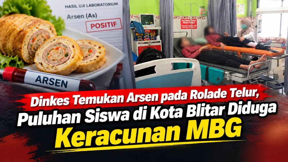 Dinkes Temukan Arsen pada Rolade Telur, Puluhan Siswa di Kota Blitar Diduga Keracunan MBG