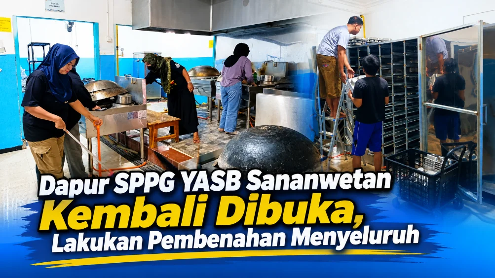 Dapur SPPG YASB Sananwetan Kembali Dibuka, Lakukan Pembenahan Menyeluruh