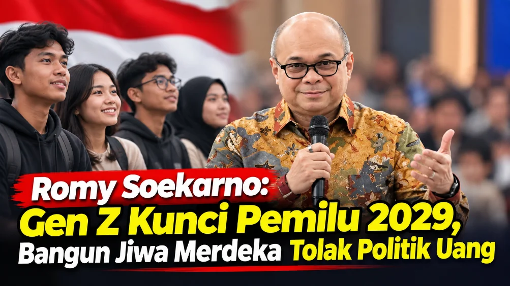 Romy Soekarno: Gen Z Kunci Pemilu 2029, Bangun Jiwa Merdeka Tolak Politik Uang