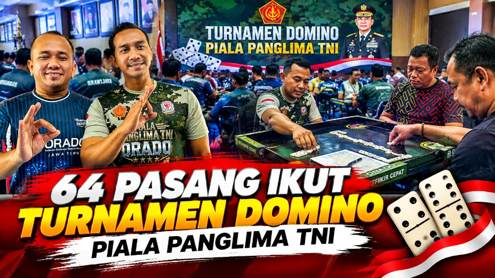 64 Pasang Ikut Turnamen Domino Piala Panglima TNI