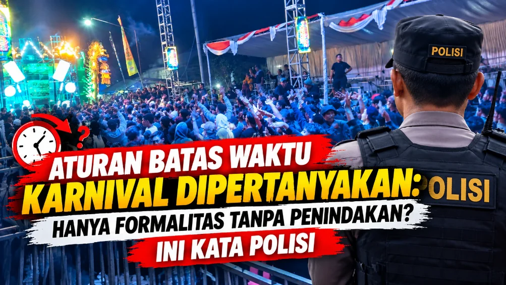Aturan Batas Waktu Karnival Dipertanyakan: Hanya Formalitas Tanpa Penindakan? Ini Kata Polisi