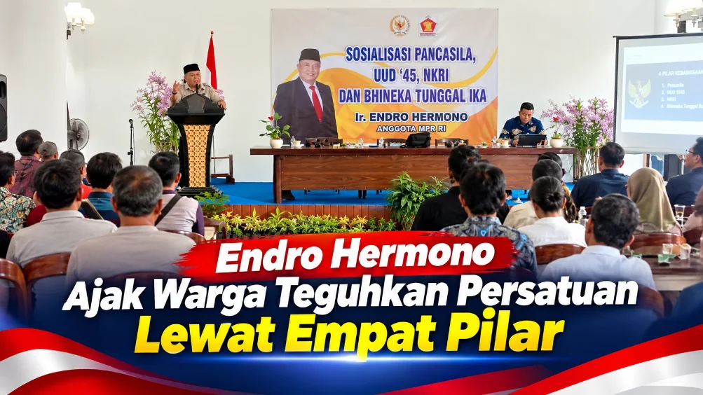 Endro Hermono Ajak Warga Teguhkan Persatuan Lewat Empat Pilar