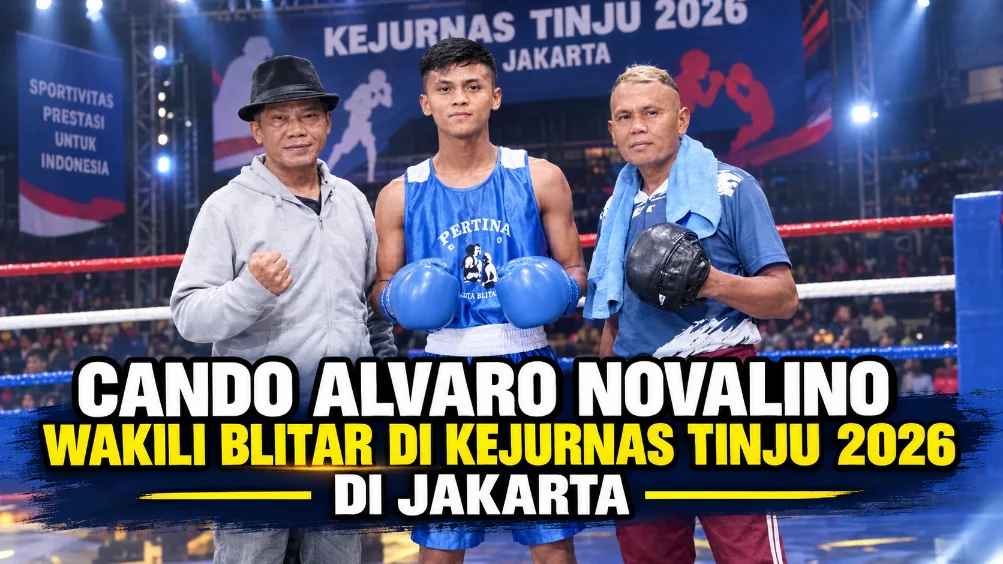 Cando Alvaro Novalino Wakili Blitar di Kejurnas Tinju 2026 di Jakarta