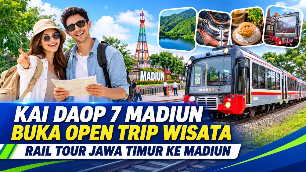 KAI Daop 7 Madiun Buka Open Trip Wisata 'Rail Tour Jawa Timur' ke Madiun