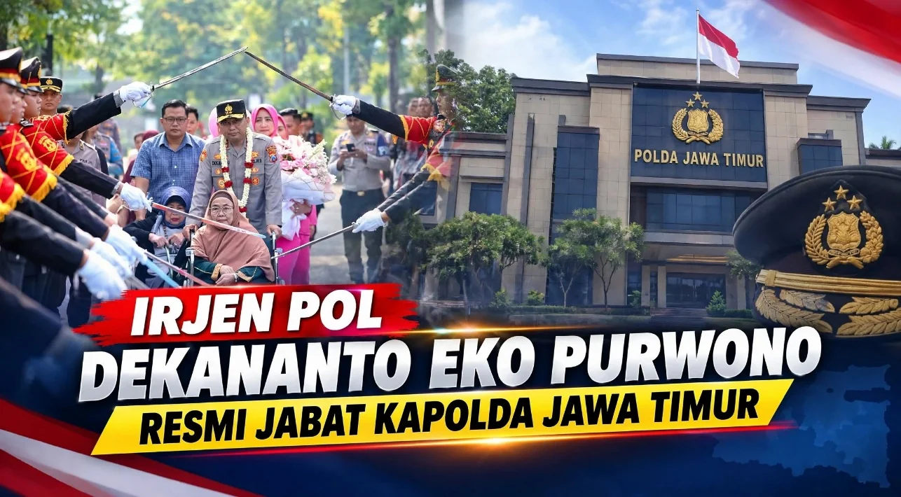 Irjen Pol Dekananto Eko Purwono Resmi Jabat Kapolda Jawa Timur