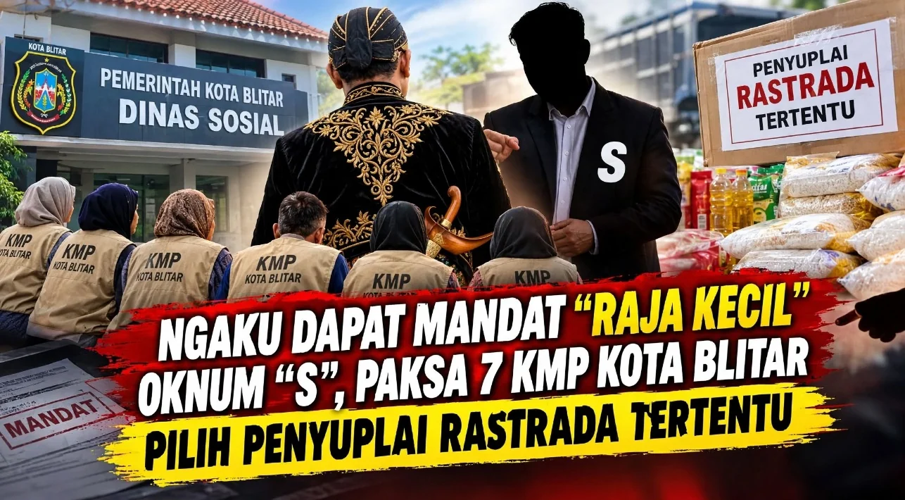 Ngaku Dapat Mandat "Raja Kecil", Oknum "S", Paksa 7 KMP Kota Blitar Pilih Penyuplai Rastrada Tertentu