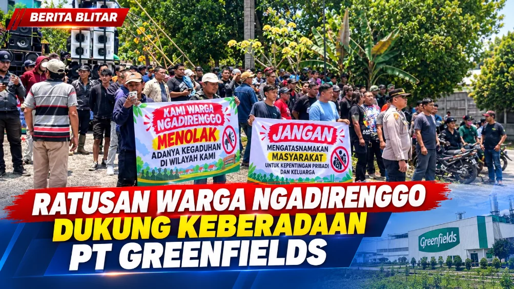 Ratusan Warga Ngadirenggo Dukung Keberadaan PT Greenfields