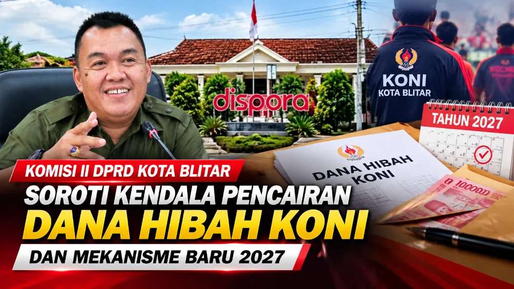 Komisi II DPRD Kota Blitar Soroti Kendala Pencairan Dana Hibah KONI dan Mekanisme Baru 2027