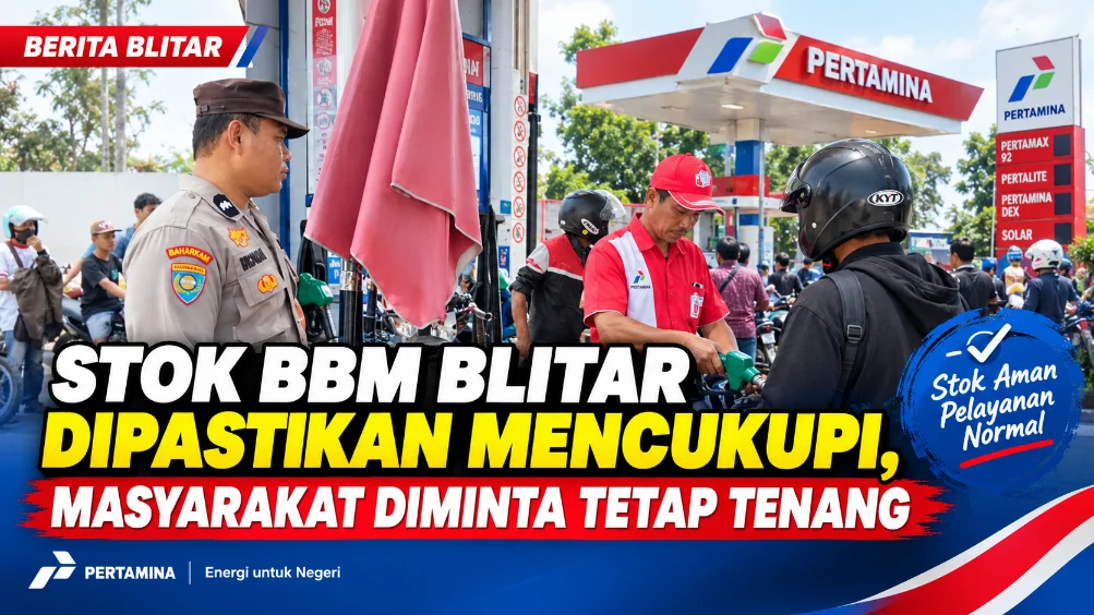 Stok BBM Blitar Dipastikan Mencukupi, Masyarakat Diminta Tetap Tenang