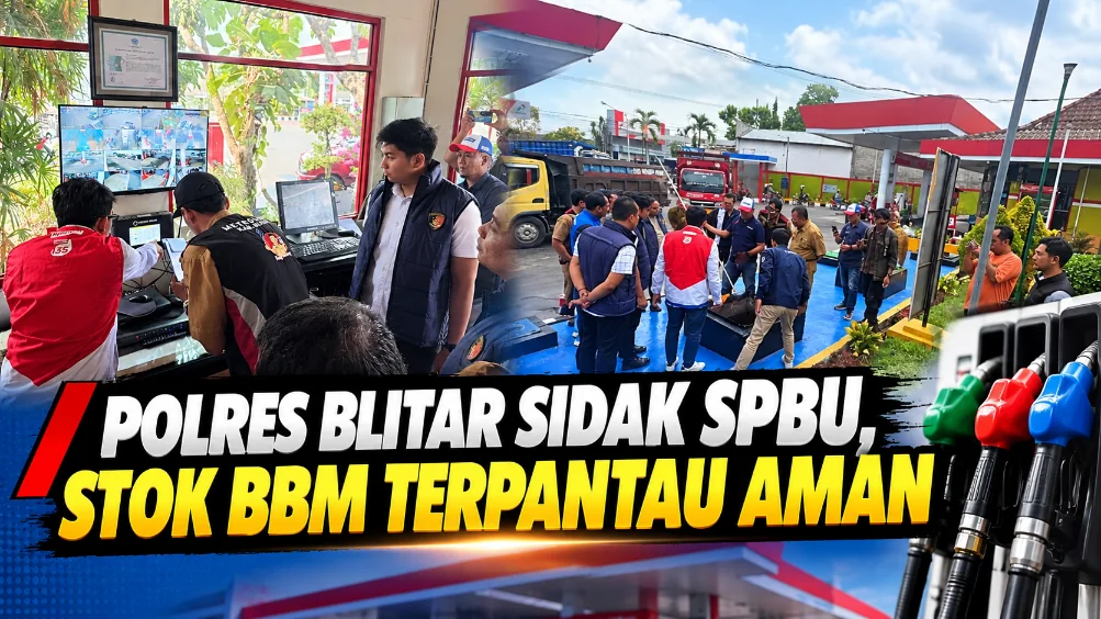 Polres Blitar Sidak SPBU, Stok BBM Terpantau Aman